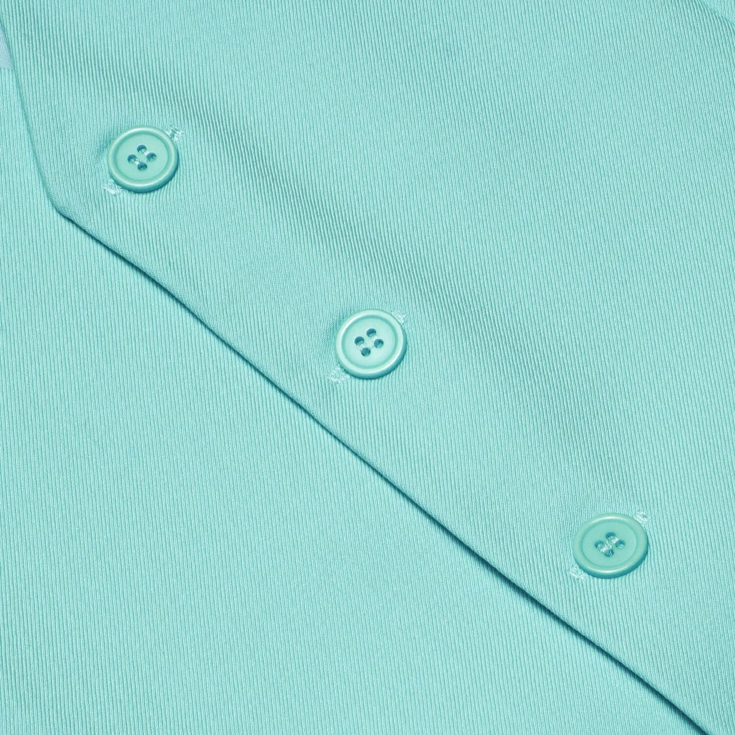Ties2you Men's Formal Vest Pale Teal Solid Silk Vest Work Dress Suit