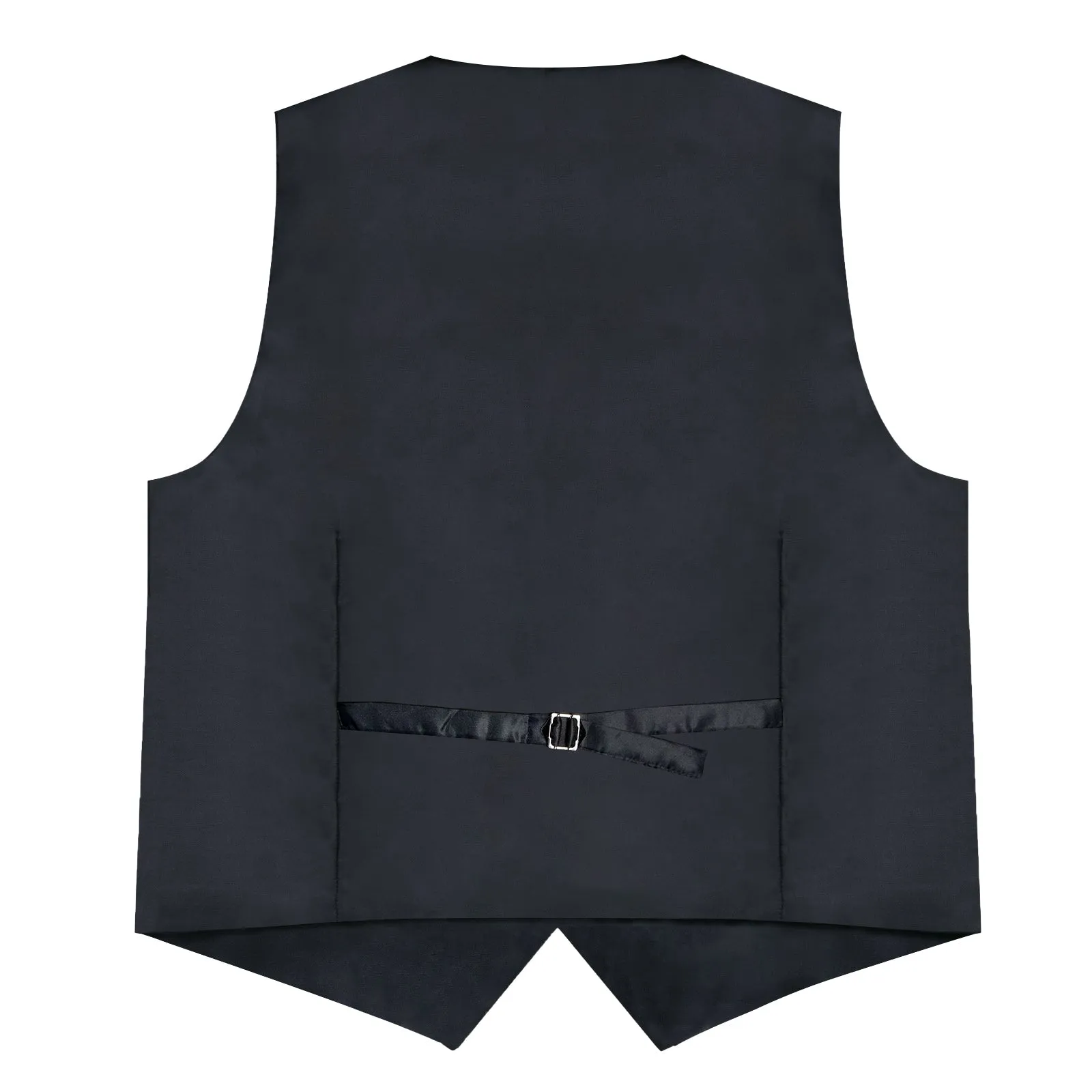 Ties2you Mens Suit Vest Satin Dark Purple Solid Men's Vest and Bow Tie Set