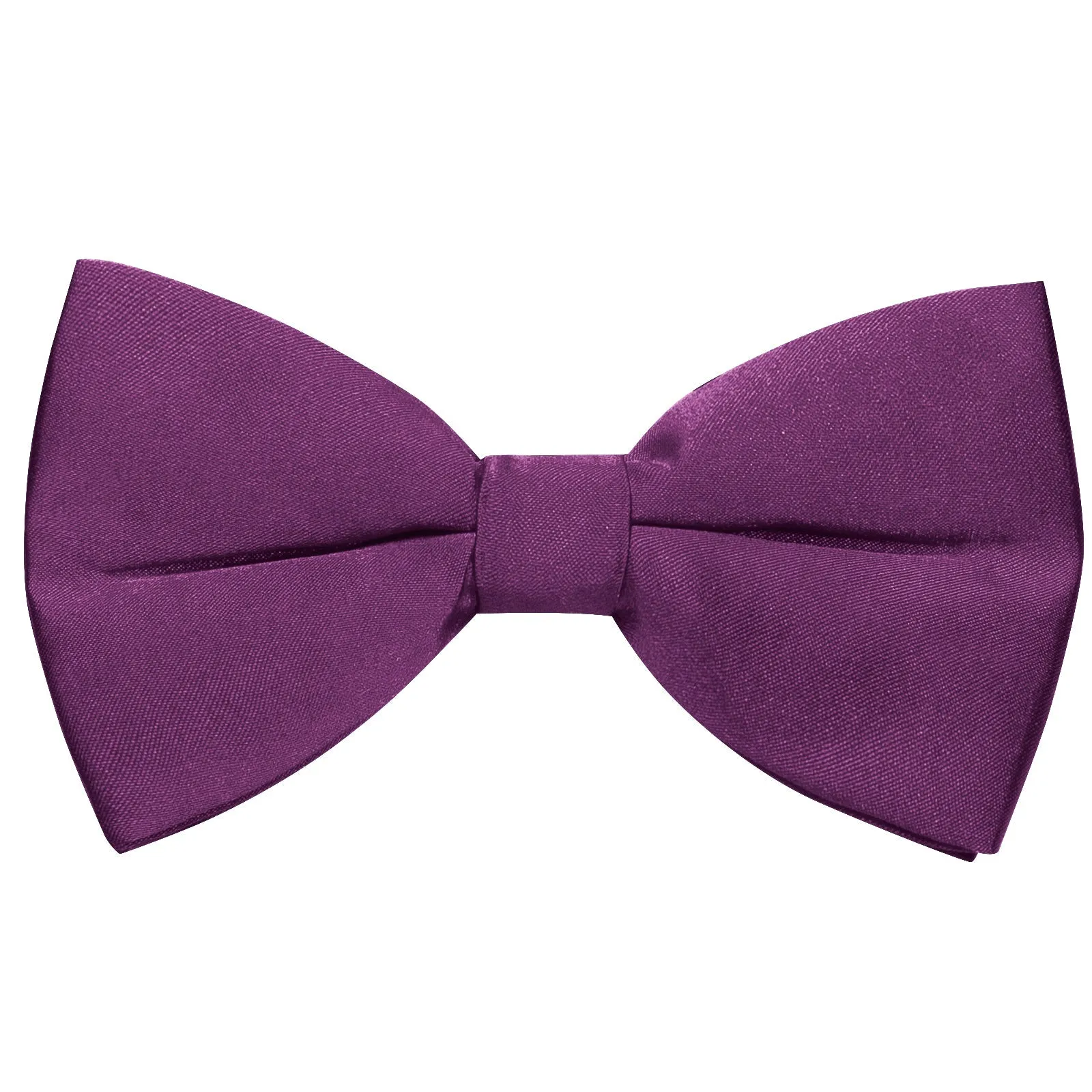 Ties2you Mens Suit Vest Satin Dark Purple Solid Men's Vest and Bow Tie Set