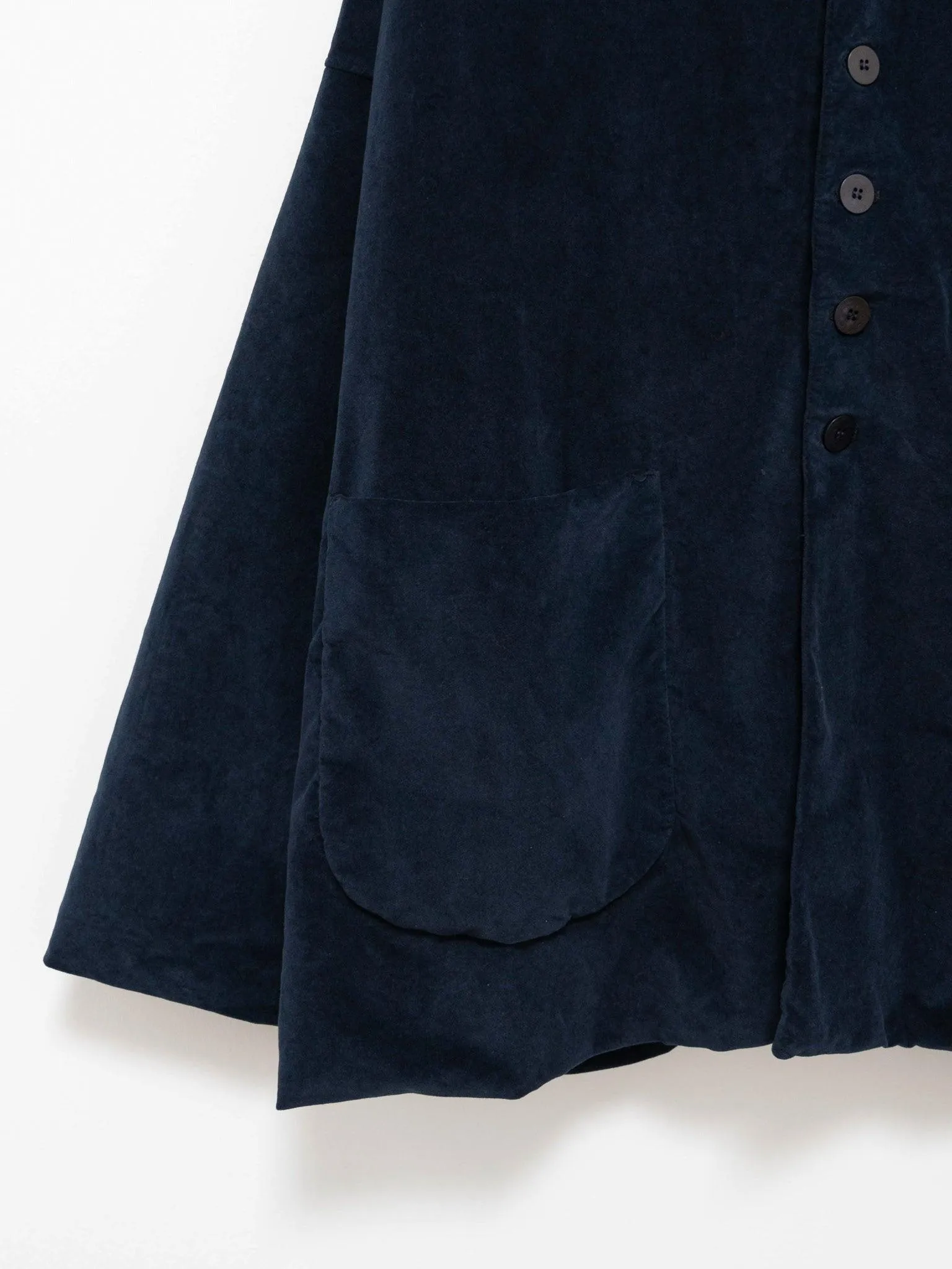 Velvet Big Blazer - Navy