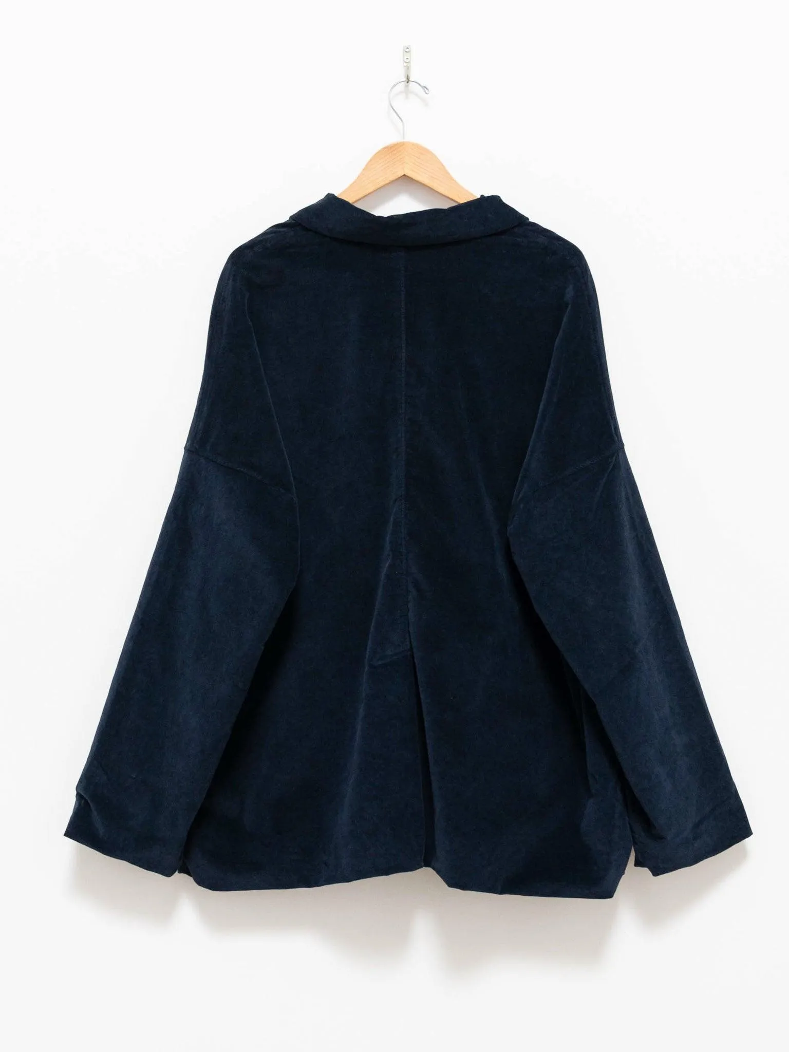 Velvet Big Blazer - Navy