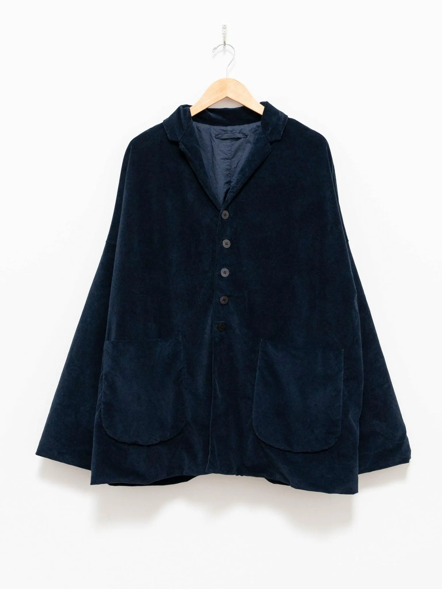 Velvet Big Blazer - Navy