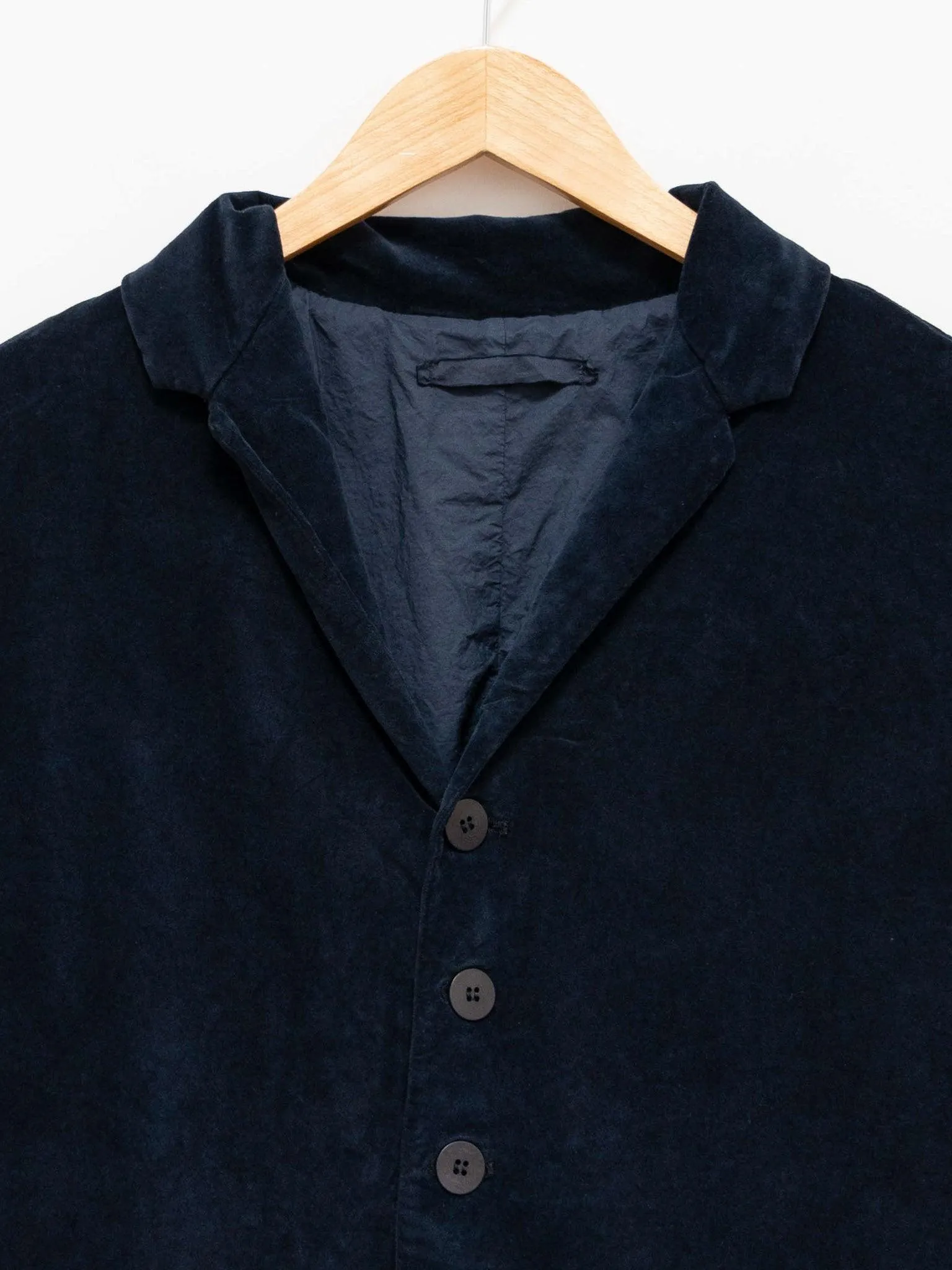 Velvet Big Blazer - Navy