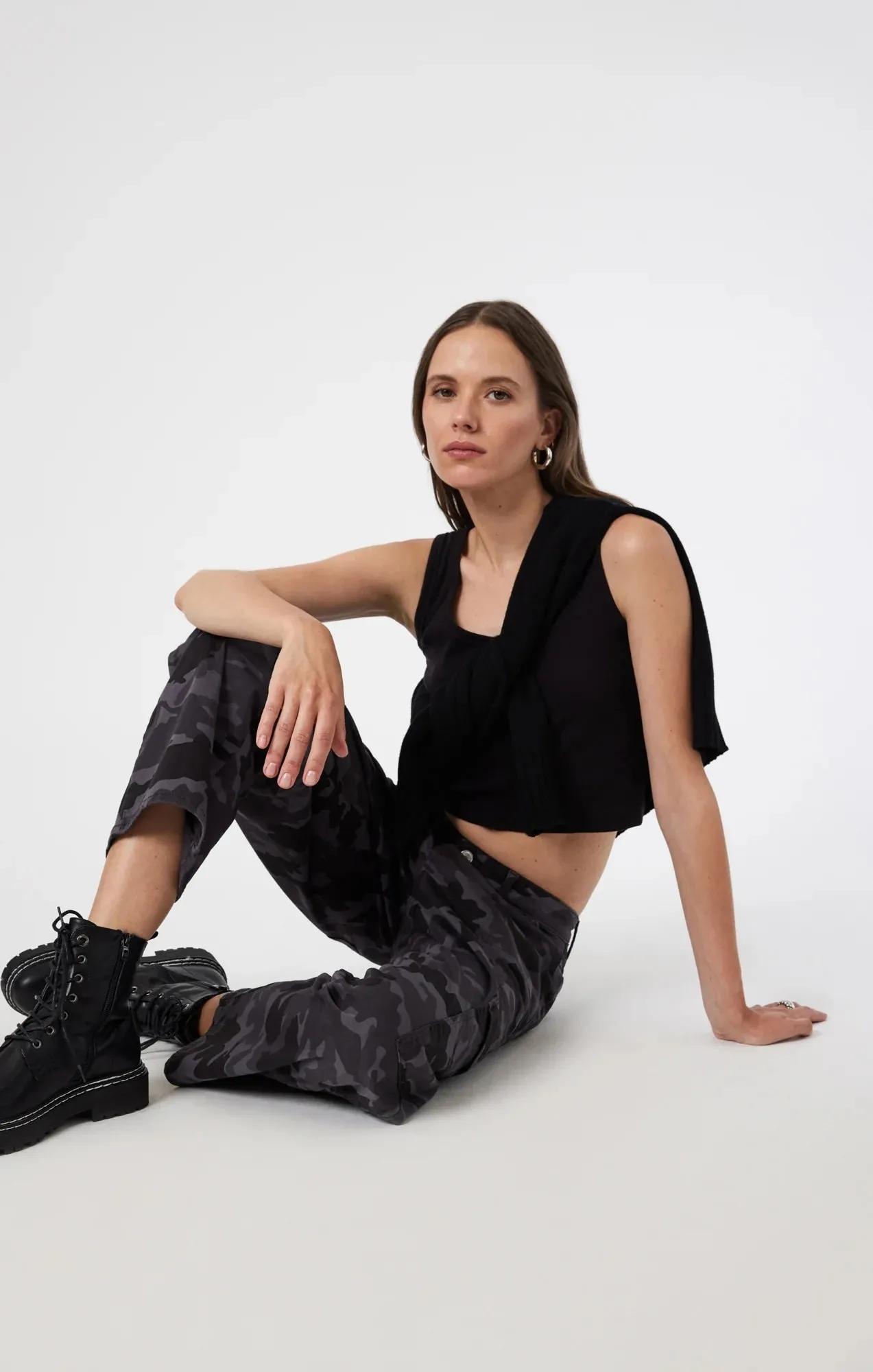 VINNIE SMOKE CAMO TWILL PANT