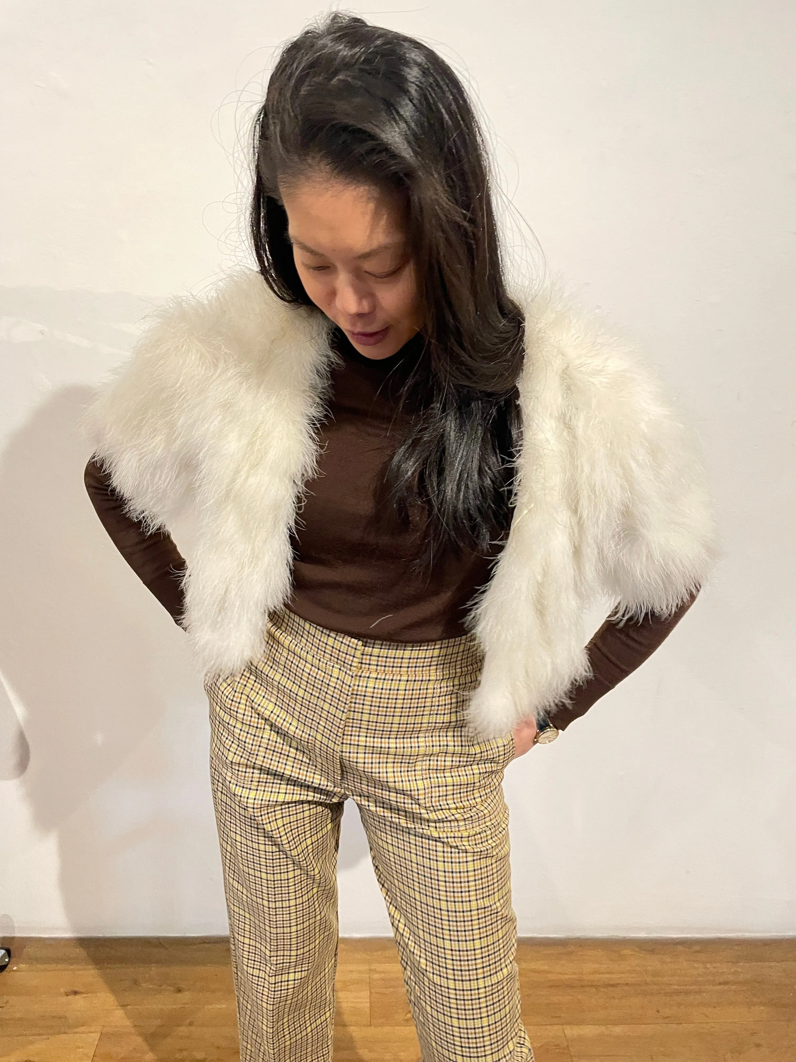 Vintage feather bolero