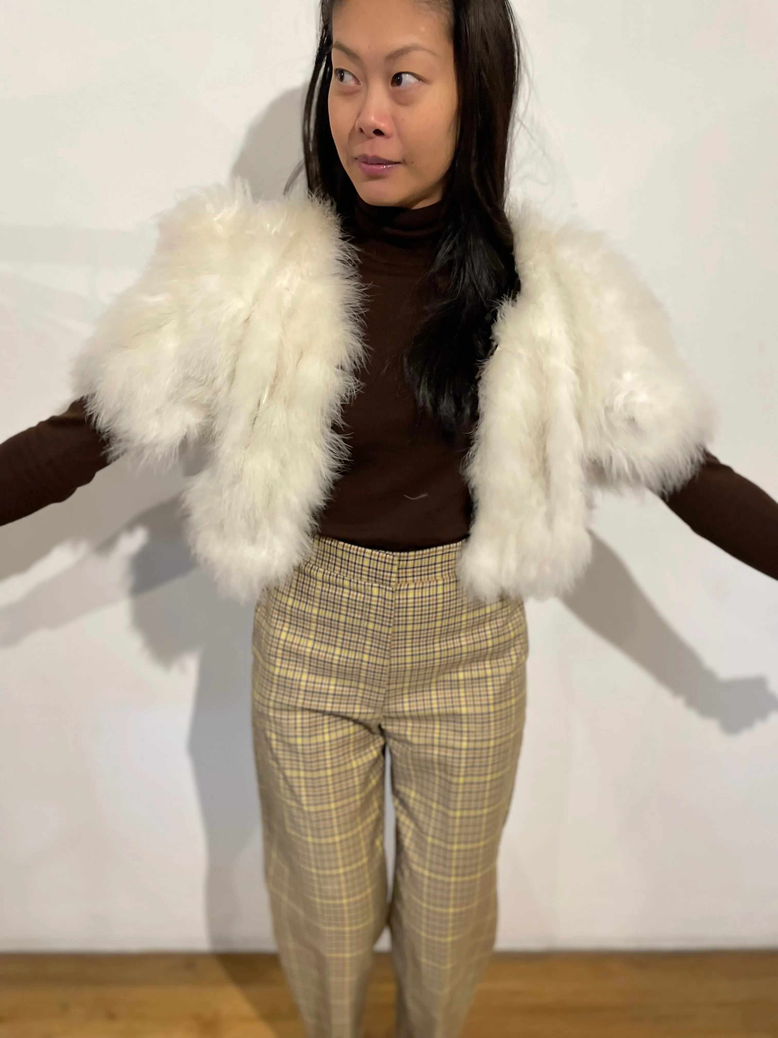 Vintage feather bolero