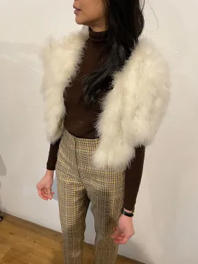Vintage feather bolero