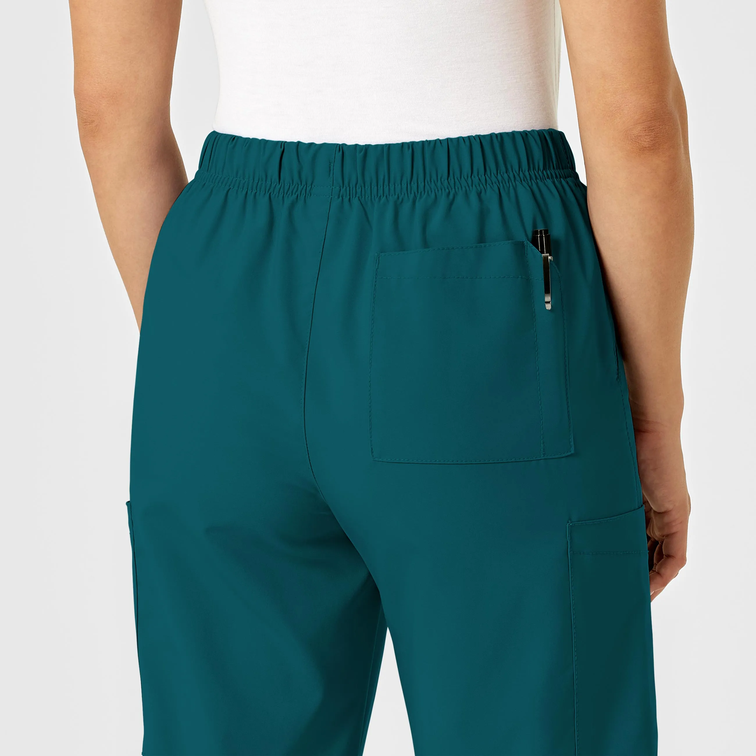 W123 Unisex Multi-Cargo Scrub Pant - Caribbean