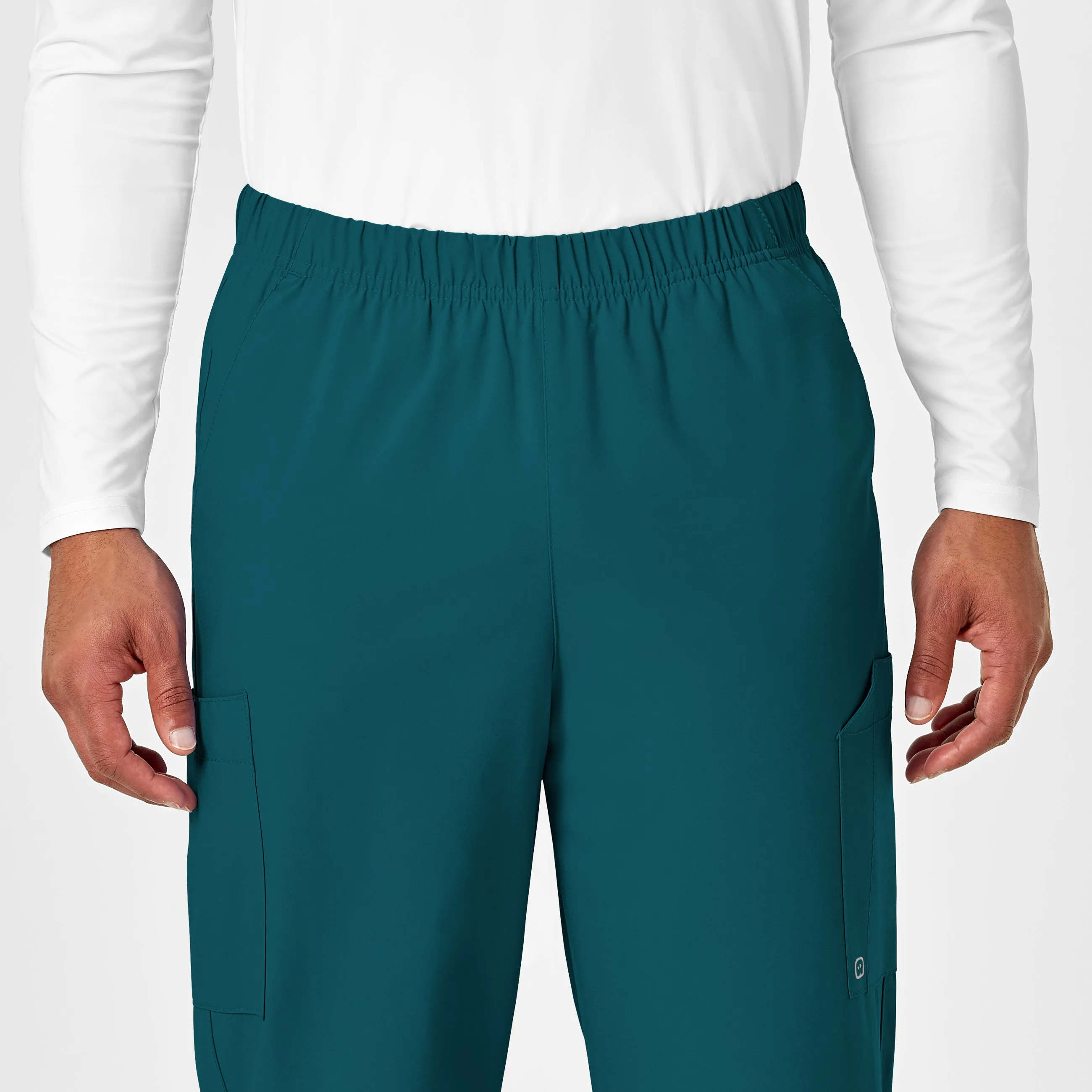 W123 Unisex Multi-Cargo Scrub Pant - Caribbean