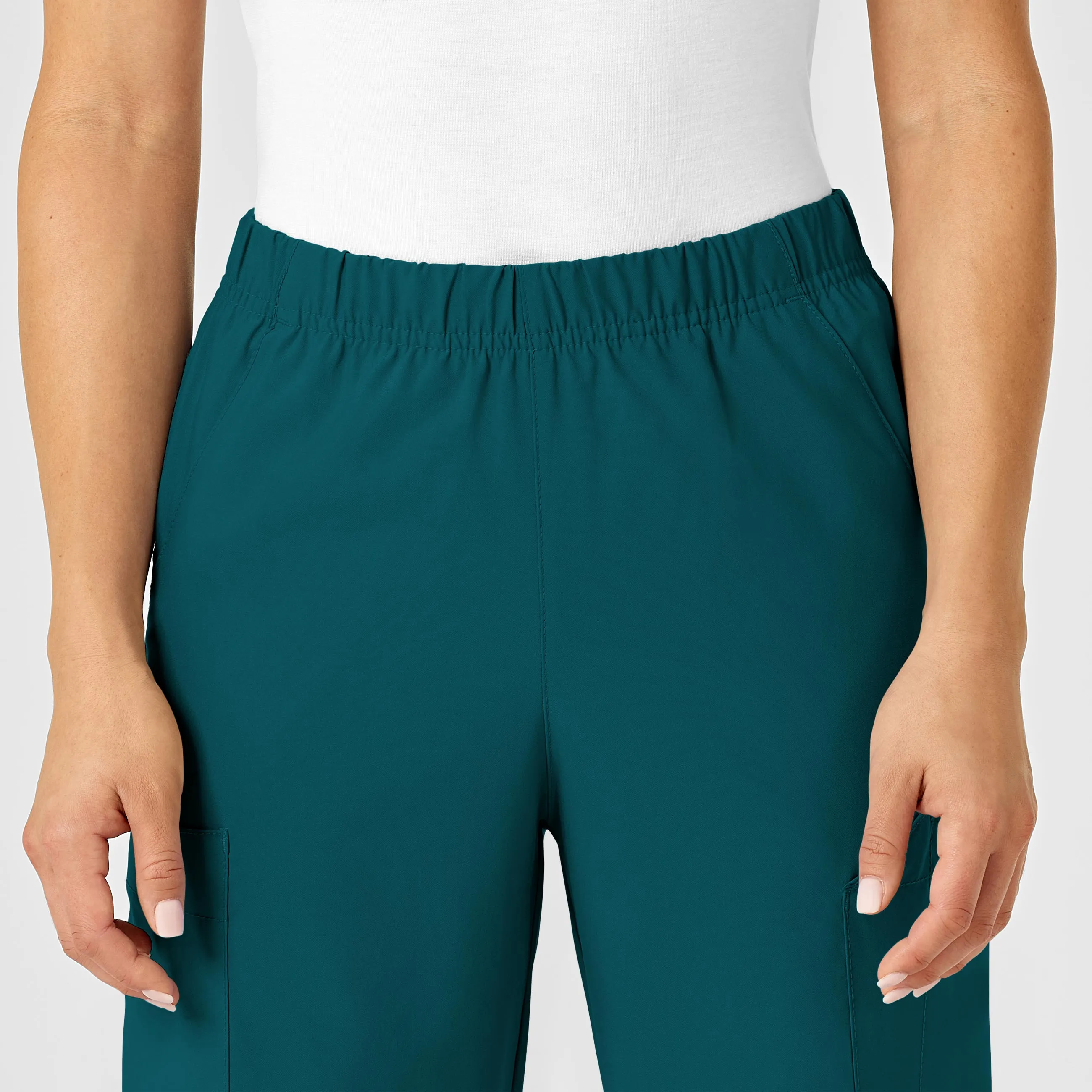 W123 Unisex Multi-Cargo Scrub Pant - Caribbean