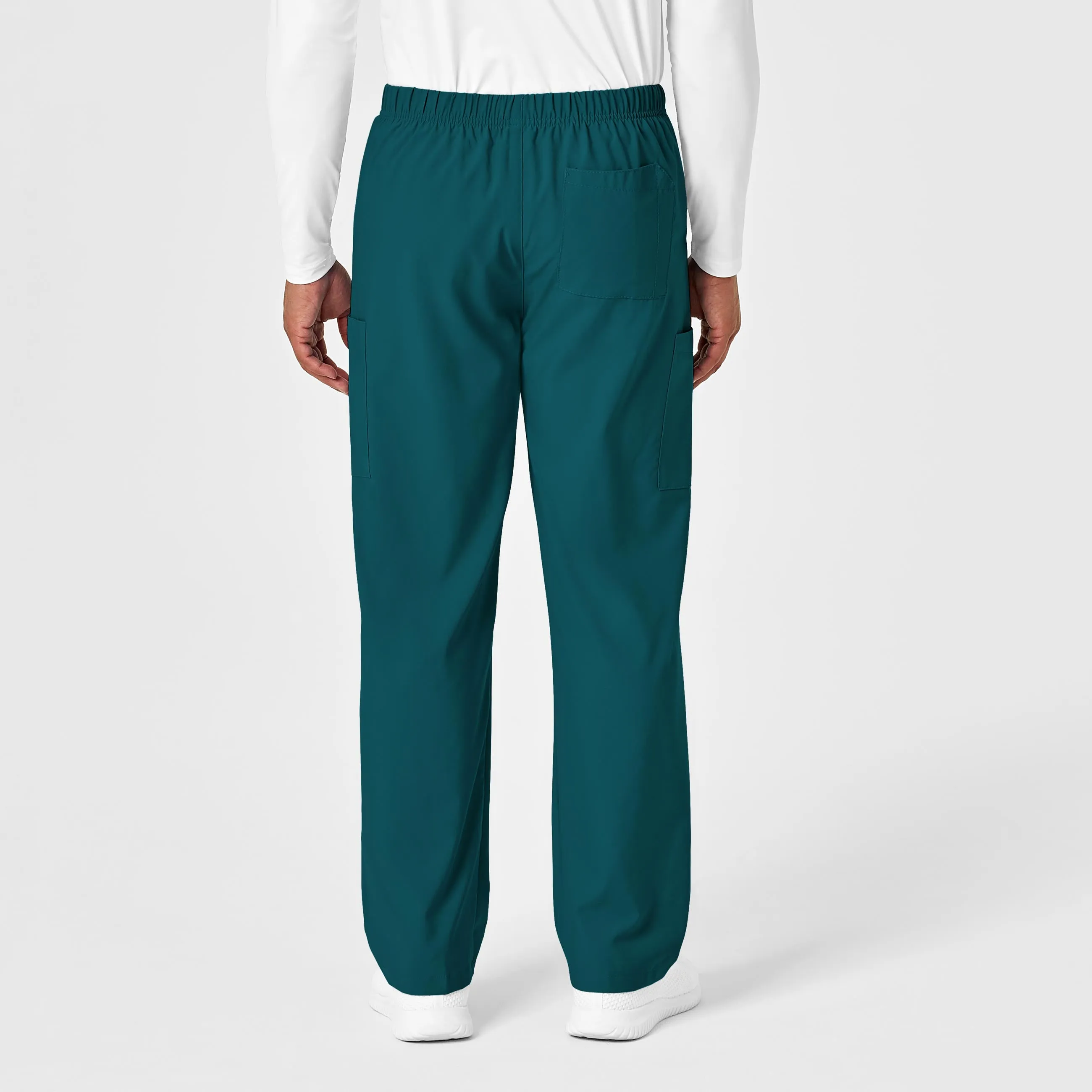 W123 Unisex Multi-Cargo Scrub Pant - Caribbean