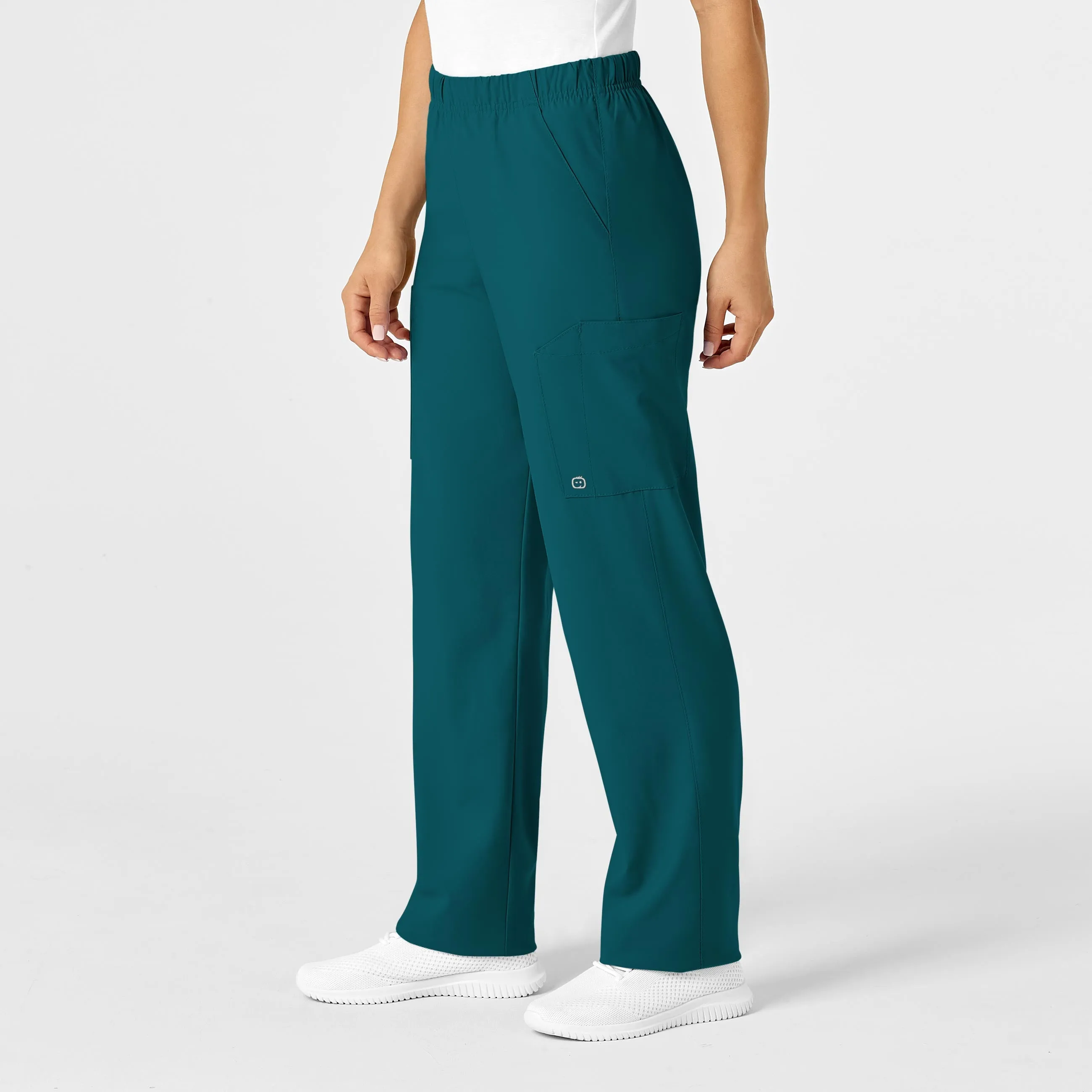 W123 Unisex Multi-Cargo Scrub Pant - Caribbean