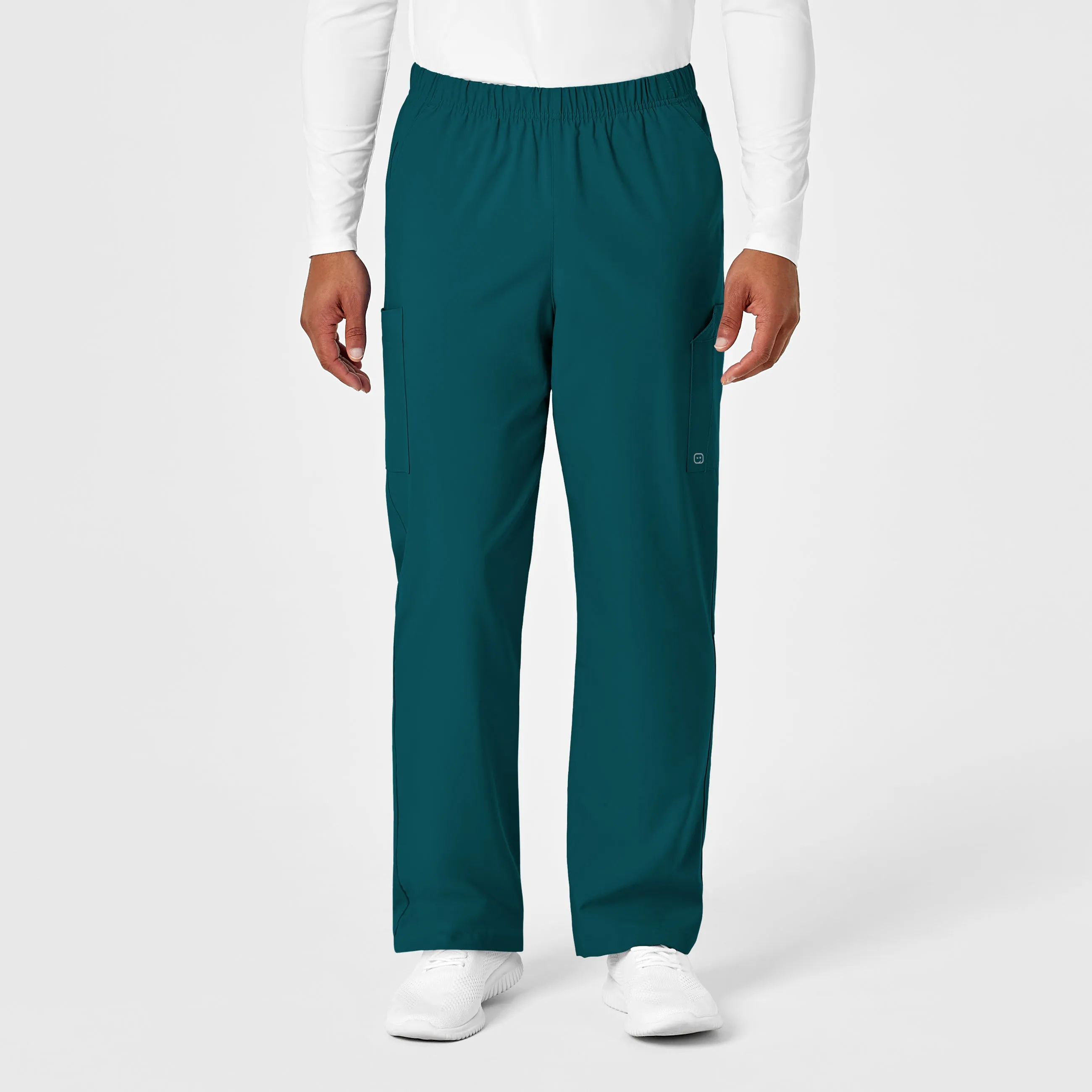 W123 Unisex Multi-Cargo Scrub Pant - Caribbean