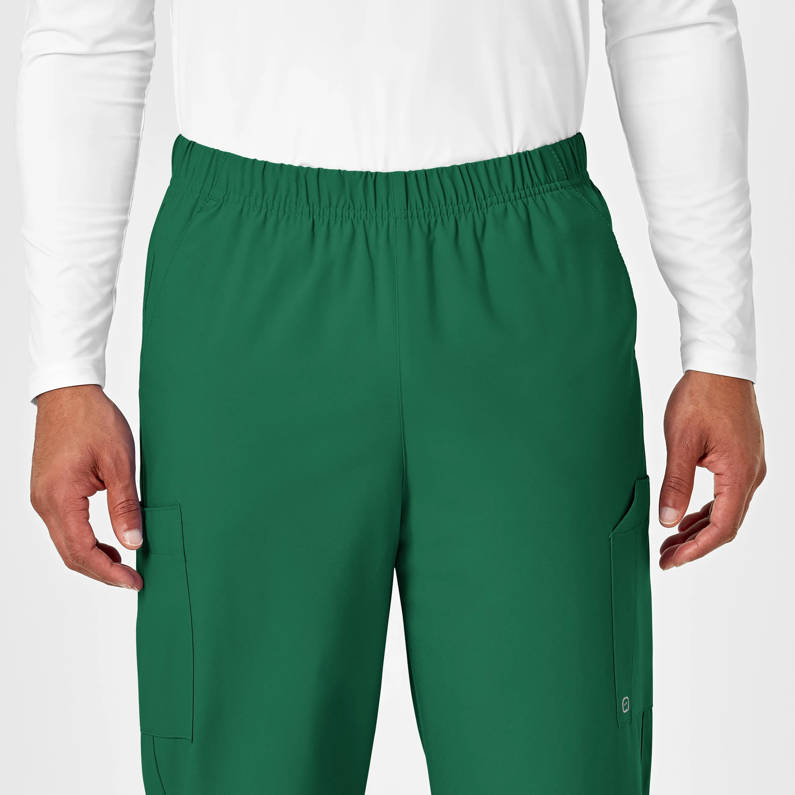 W123 Unisex Multi-Cargo Scrub Pant - Hunter