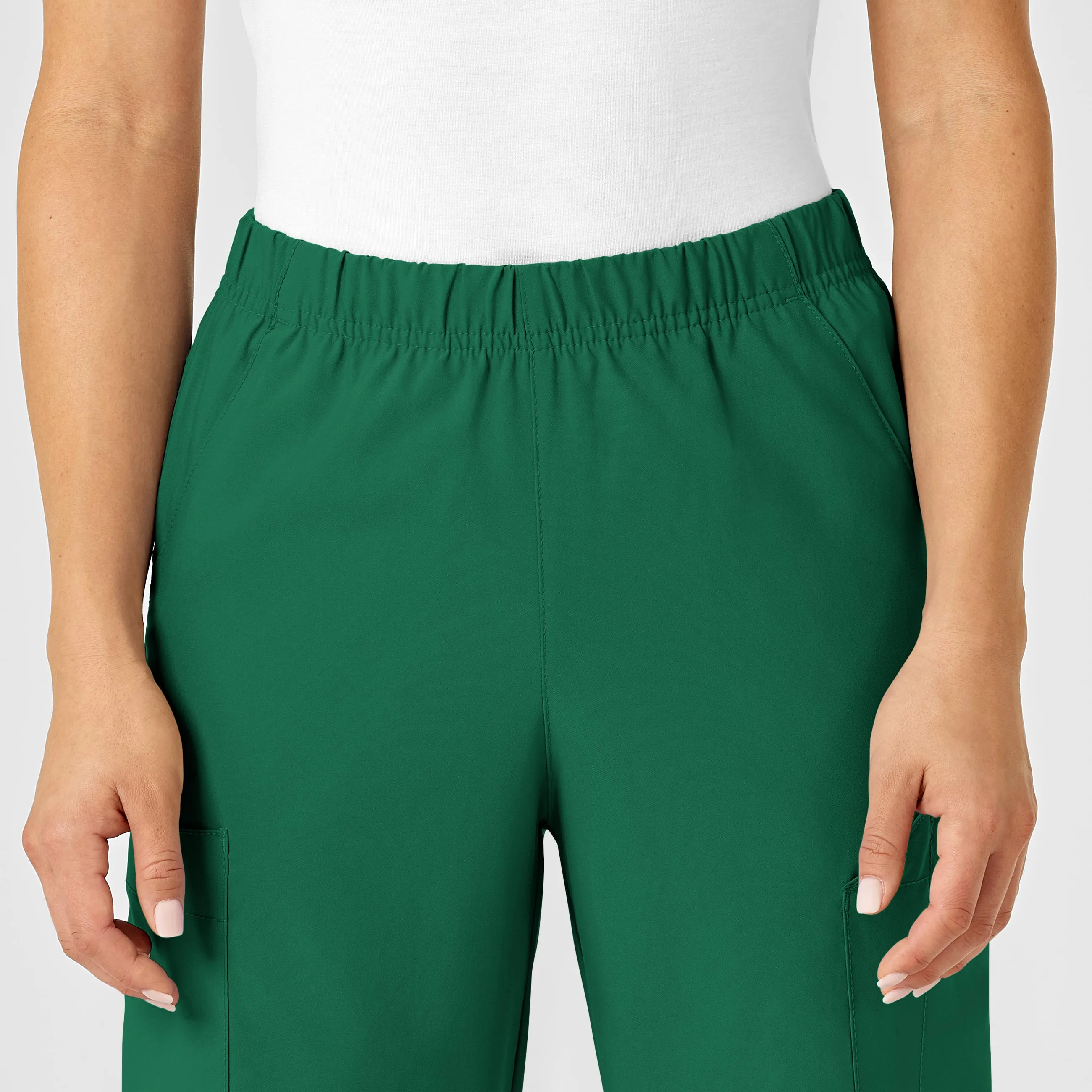 W123 Unisex Multi-Cargo Scrub Pant - Hunter