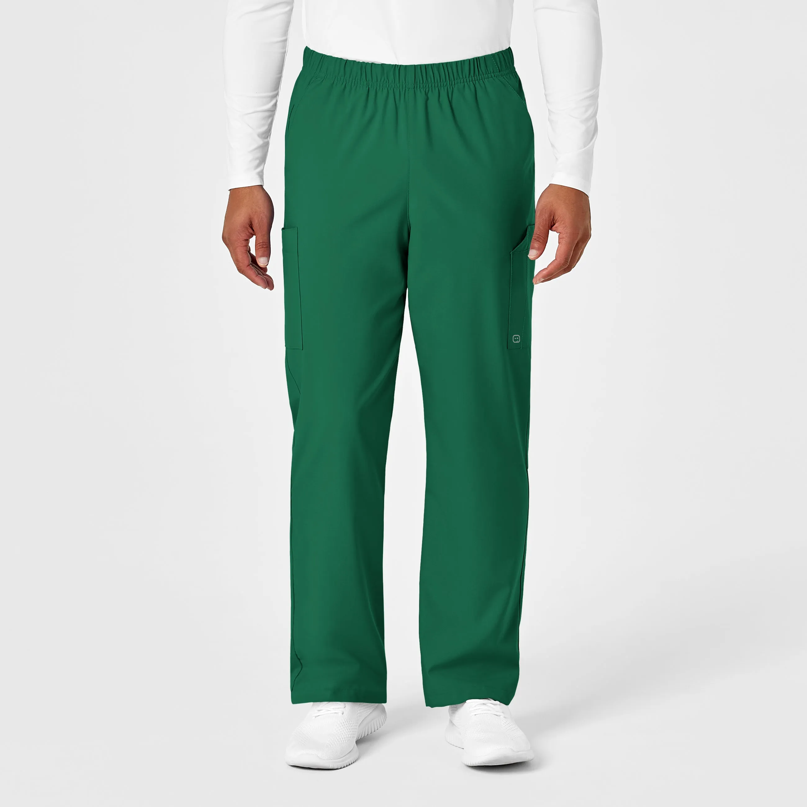 W123 Unisex Multi-Cargo Scrub Pant - Hunter