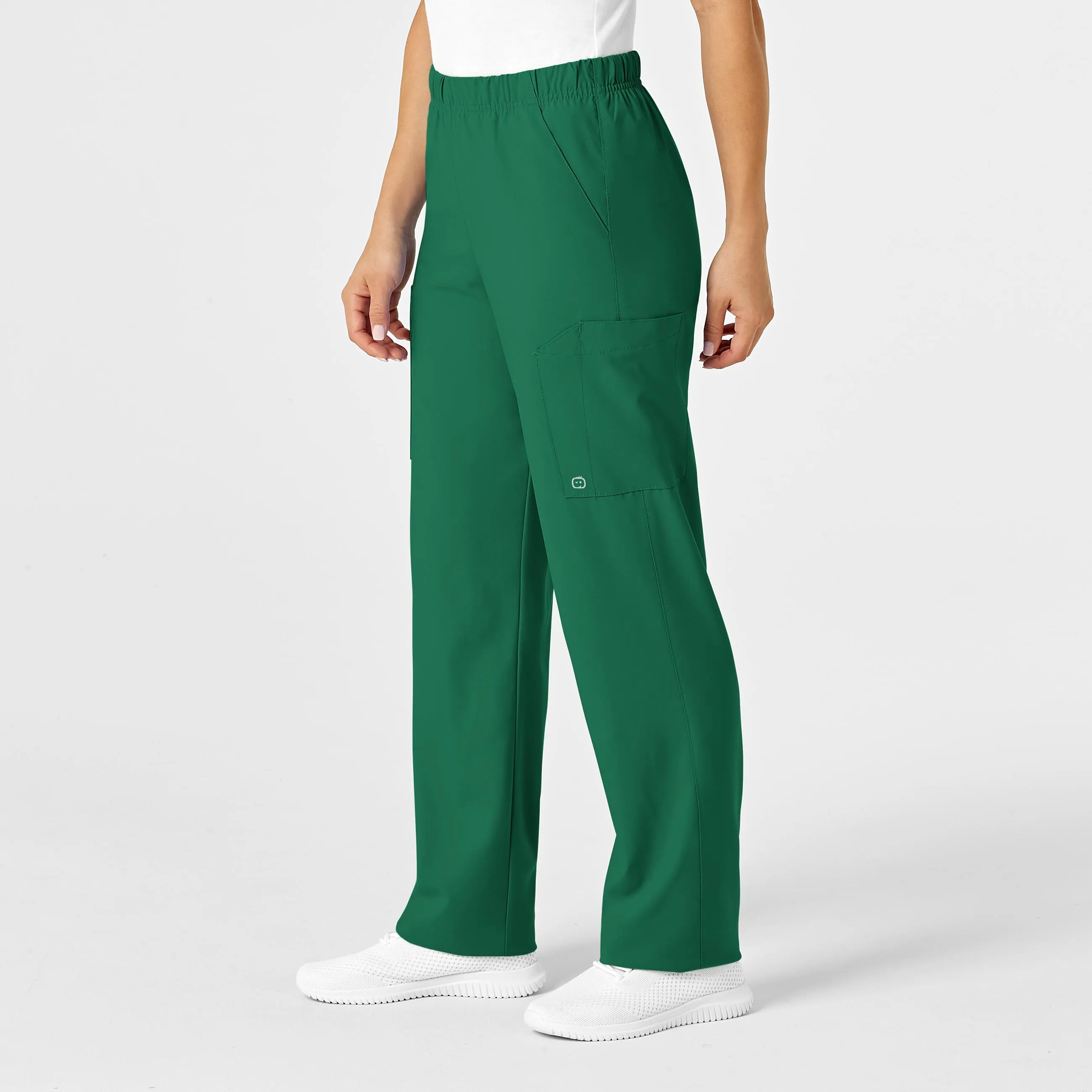 W123 Unisex Multi-Cargo Scrub Pant - Hunter