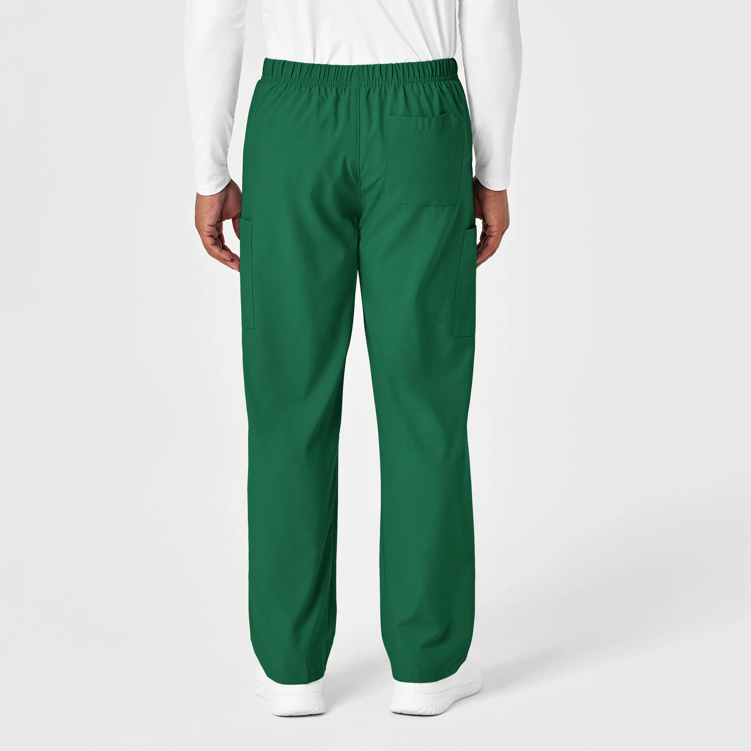 W123 Unisex Multi-Cargo Scrub Pant - Hunter