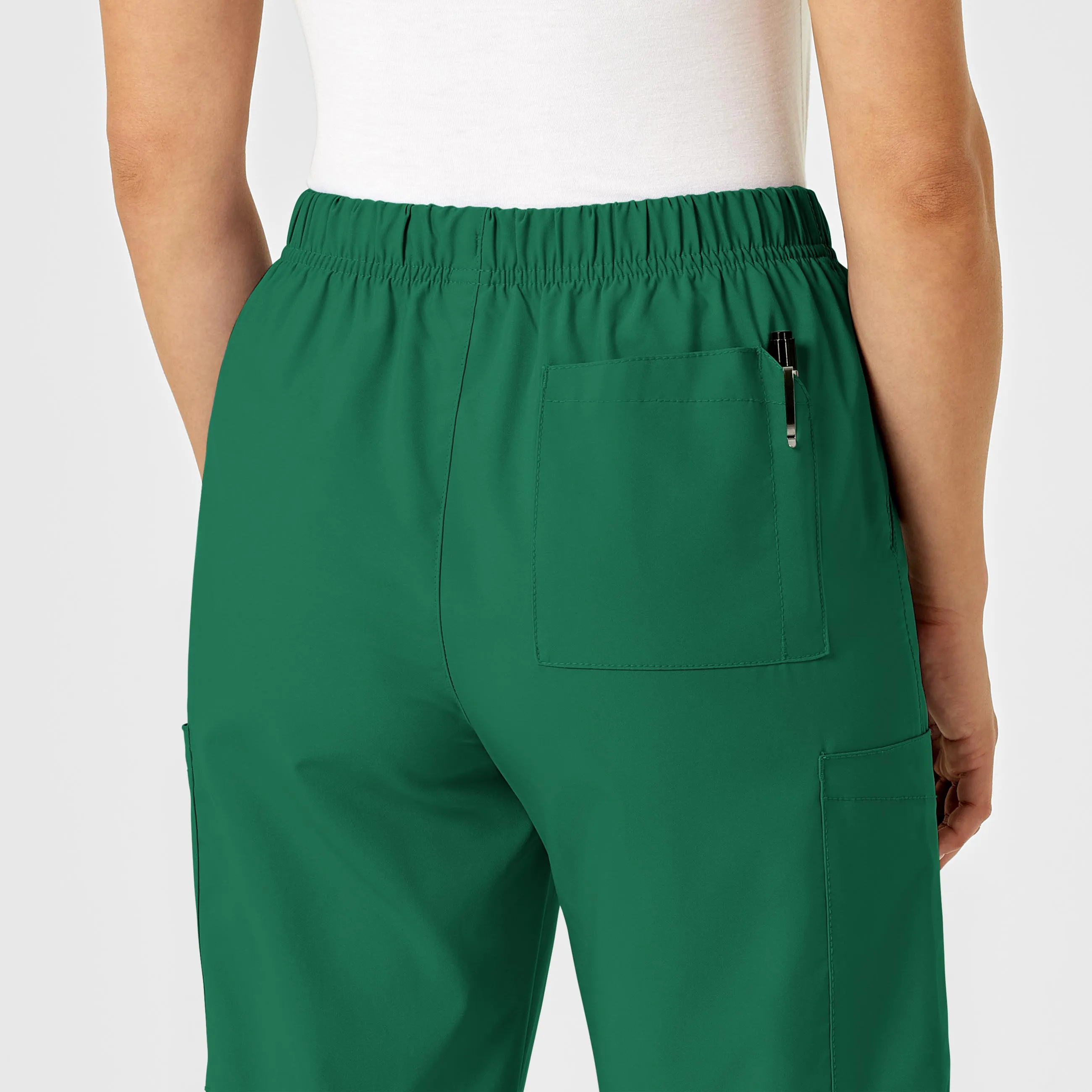 W123 Unisex Multi-Cargo Scrub Pant - Hunter