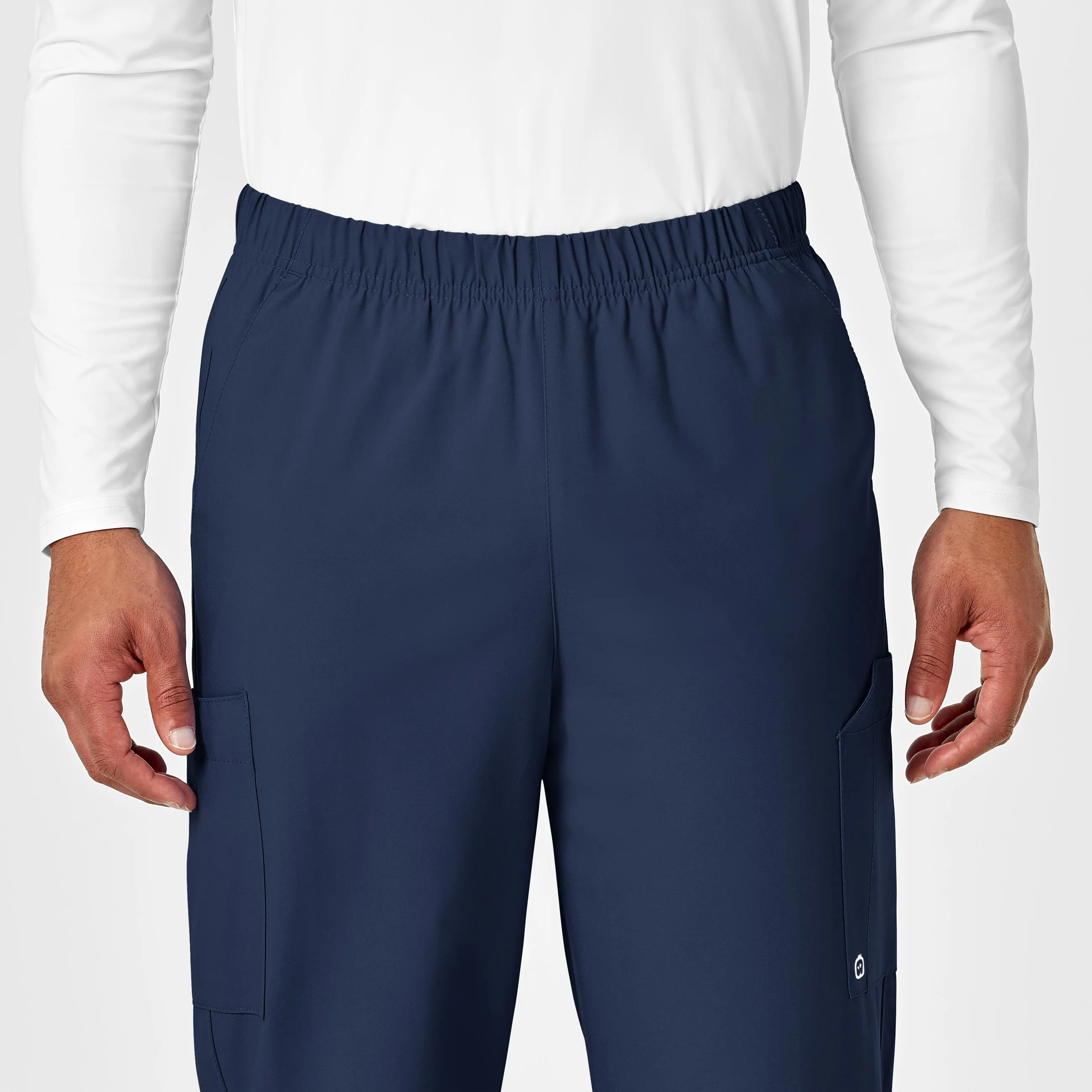 W123 Unisex Multi-Cargo Scrub Pant - Navy