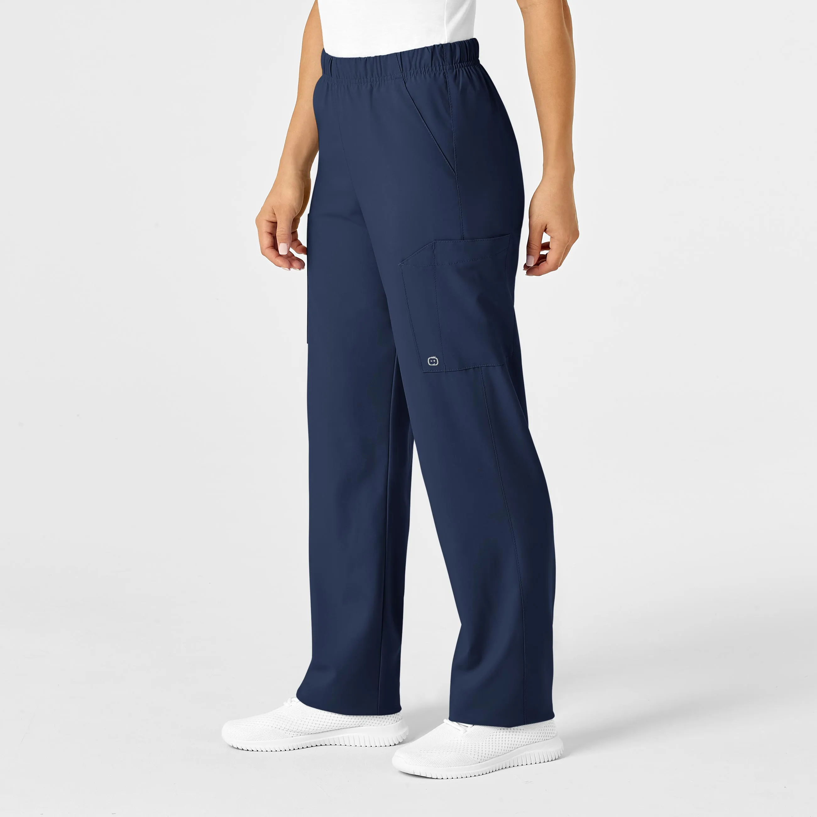 W123 Unisex Multi-Cargo Scrub Pant - Navy