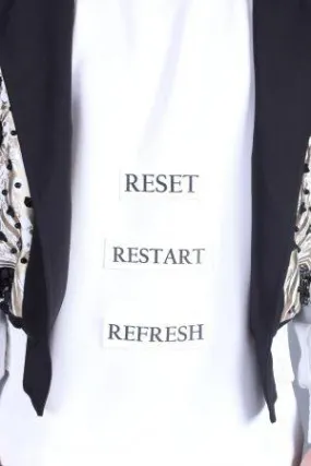 White Slogans T-Shirt