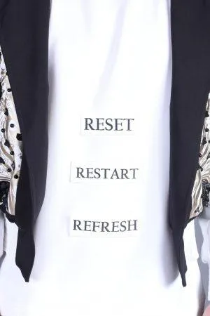White Slogans T-Shirt