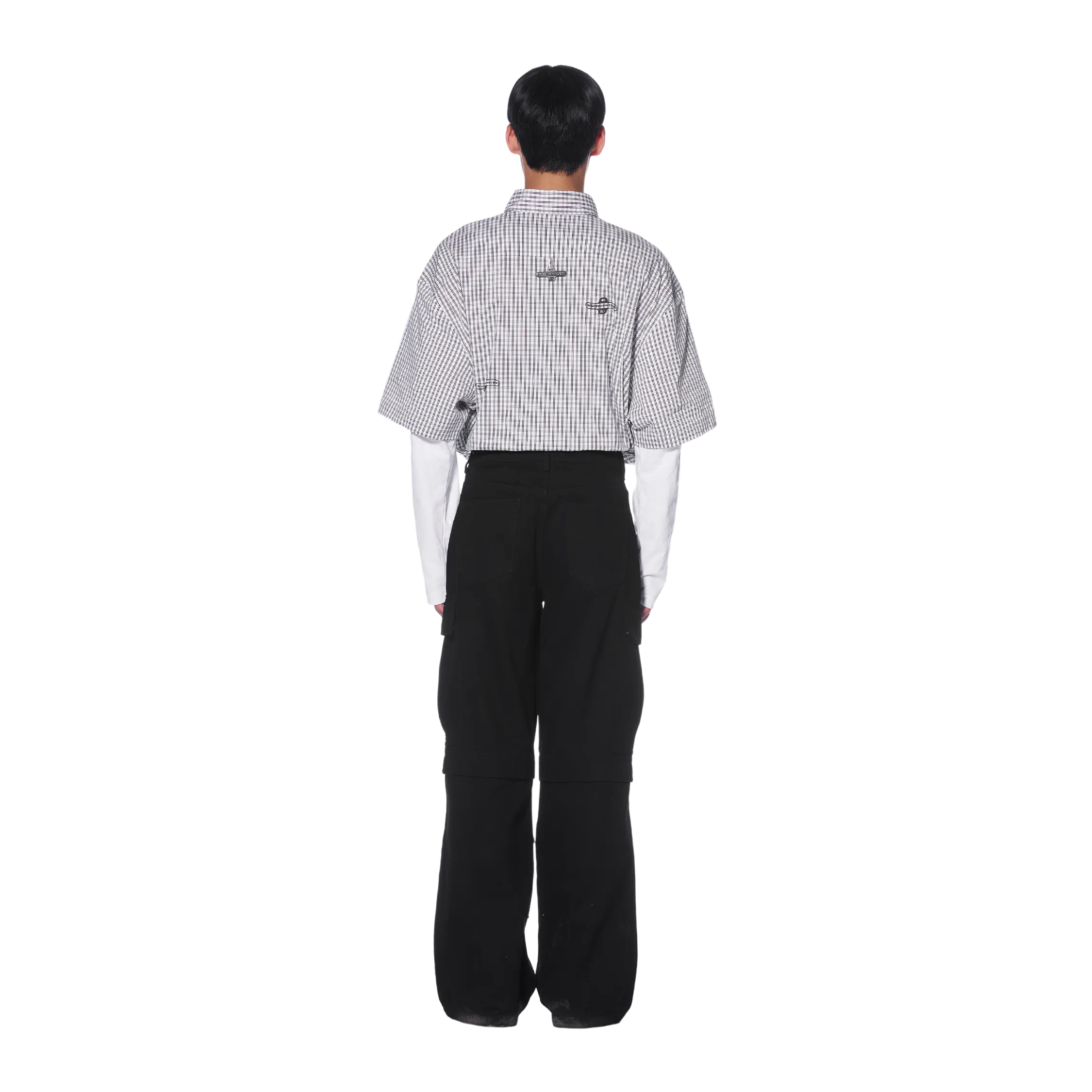 WIDE LEG CARGO TROUSERS