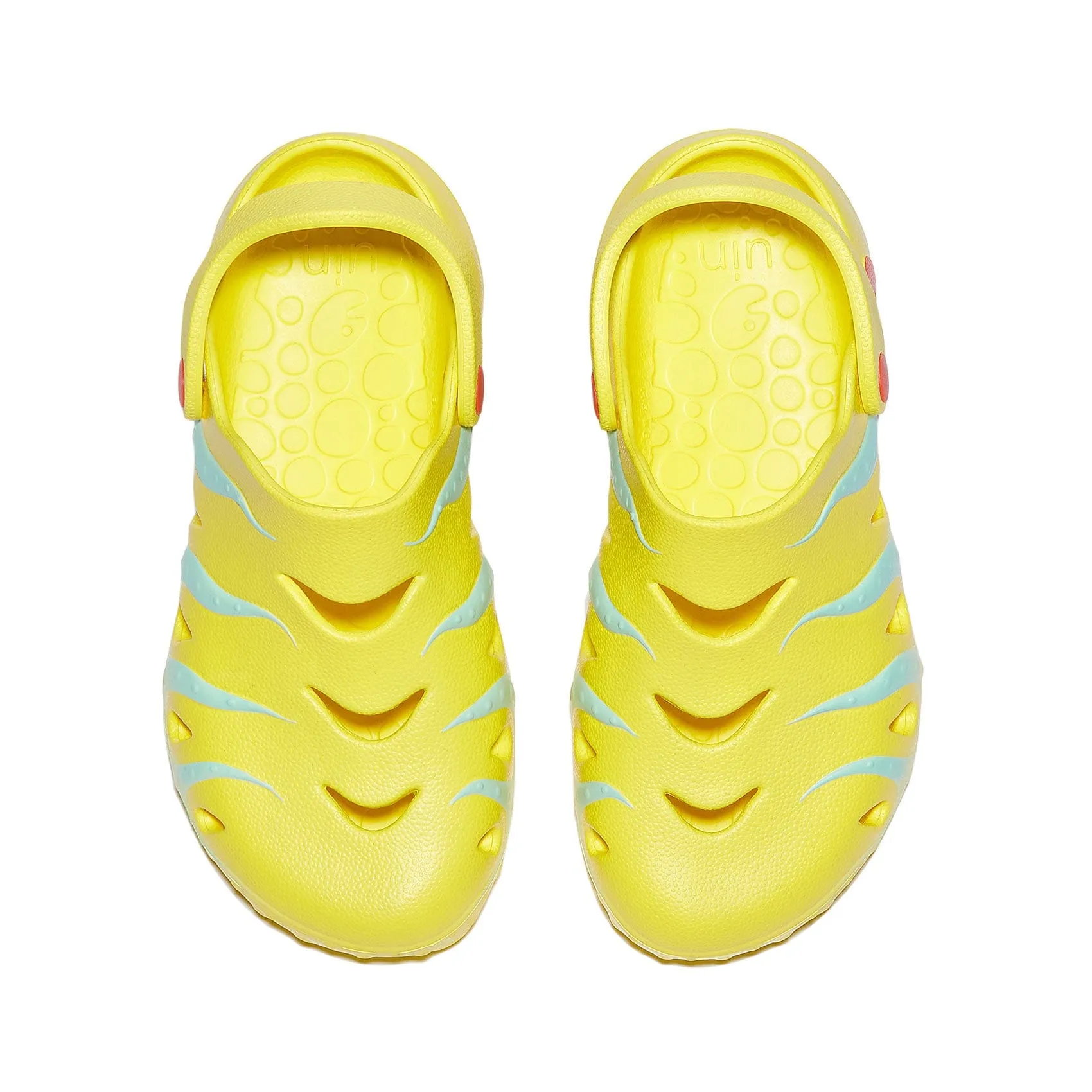 Yellow & Glass Blue Octopus I Women