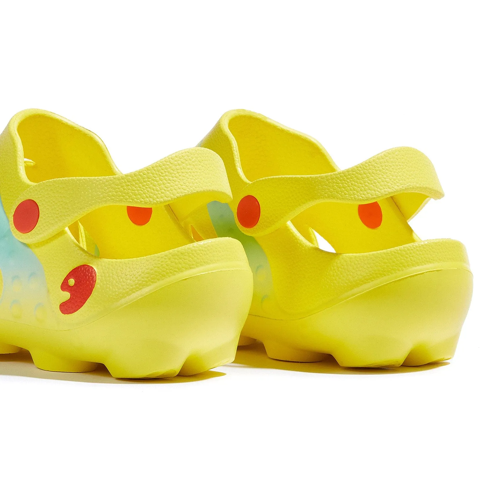 Yellow & Glass Blue Octopus I Women